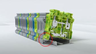 Quick & easy DIN Rail mounting with Snap-On feet design