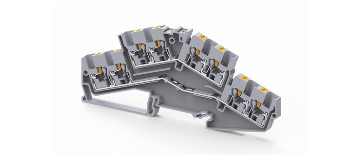 Multi Level Multiple Connection Terminal Blocks